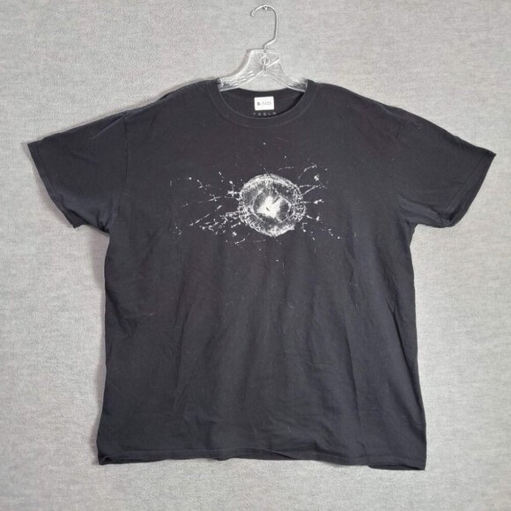 Tesla Men Shirt 2XL Black Cyber‎ Truck Bullet Proof Graphic Short Sleeve Tee